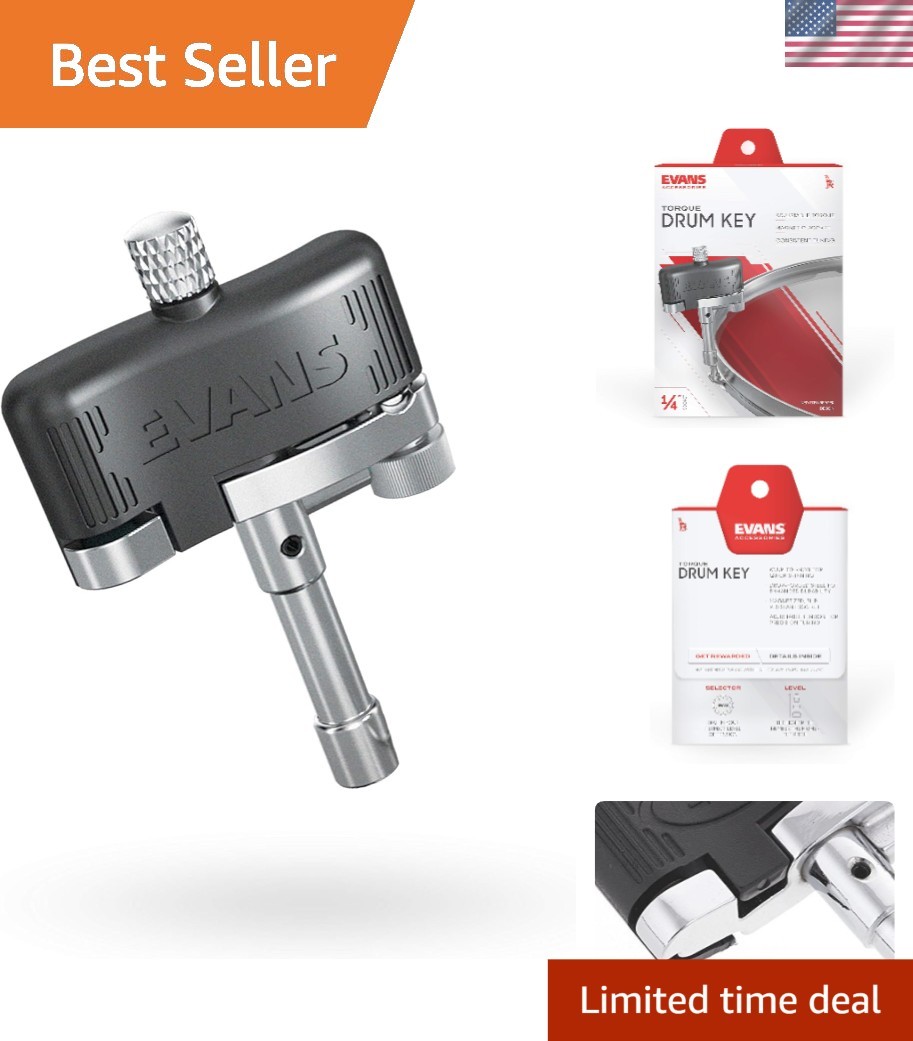 Ergonomic Magnetic Drum Tuner Key with Tension Setting for Precise Tuning