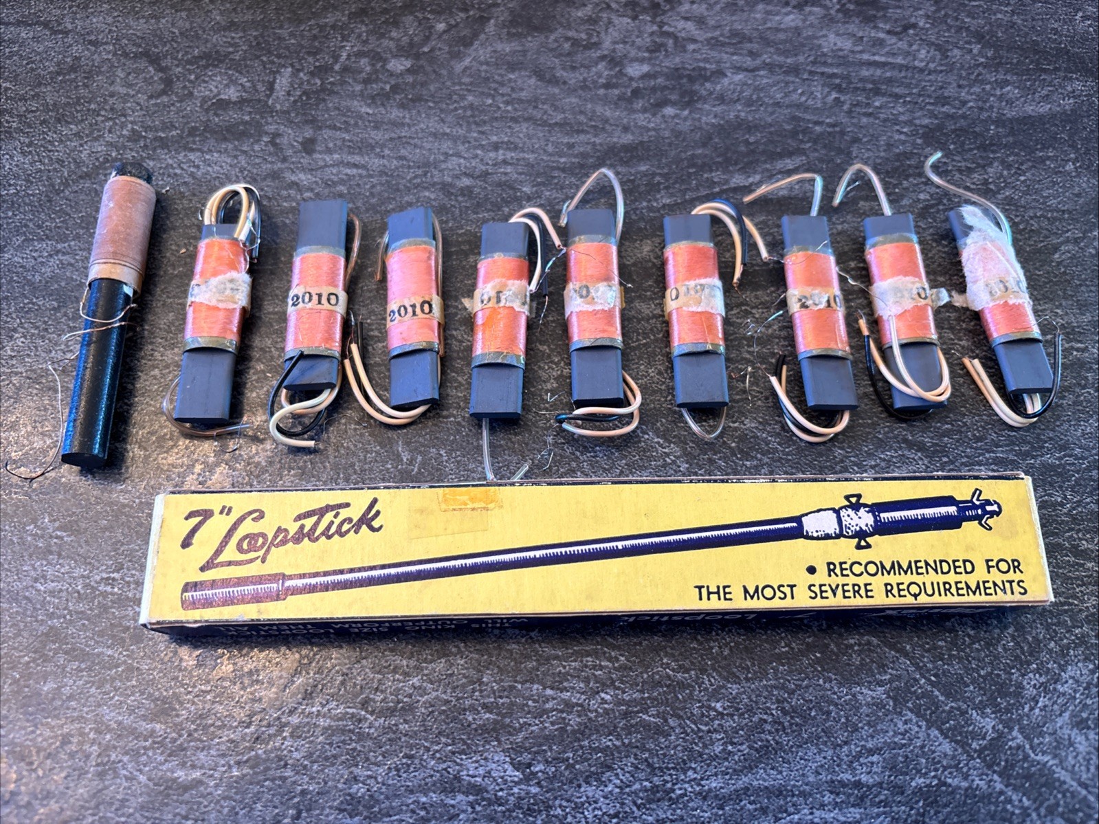 Lot Of 11 Vintage NOS New Old Stock Ferrite Rod Antenna Loopstick LOC G