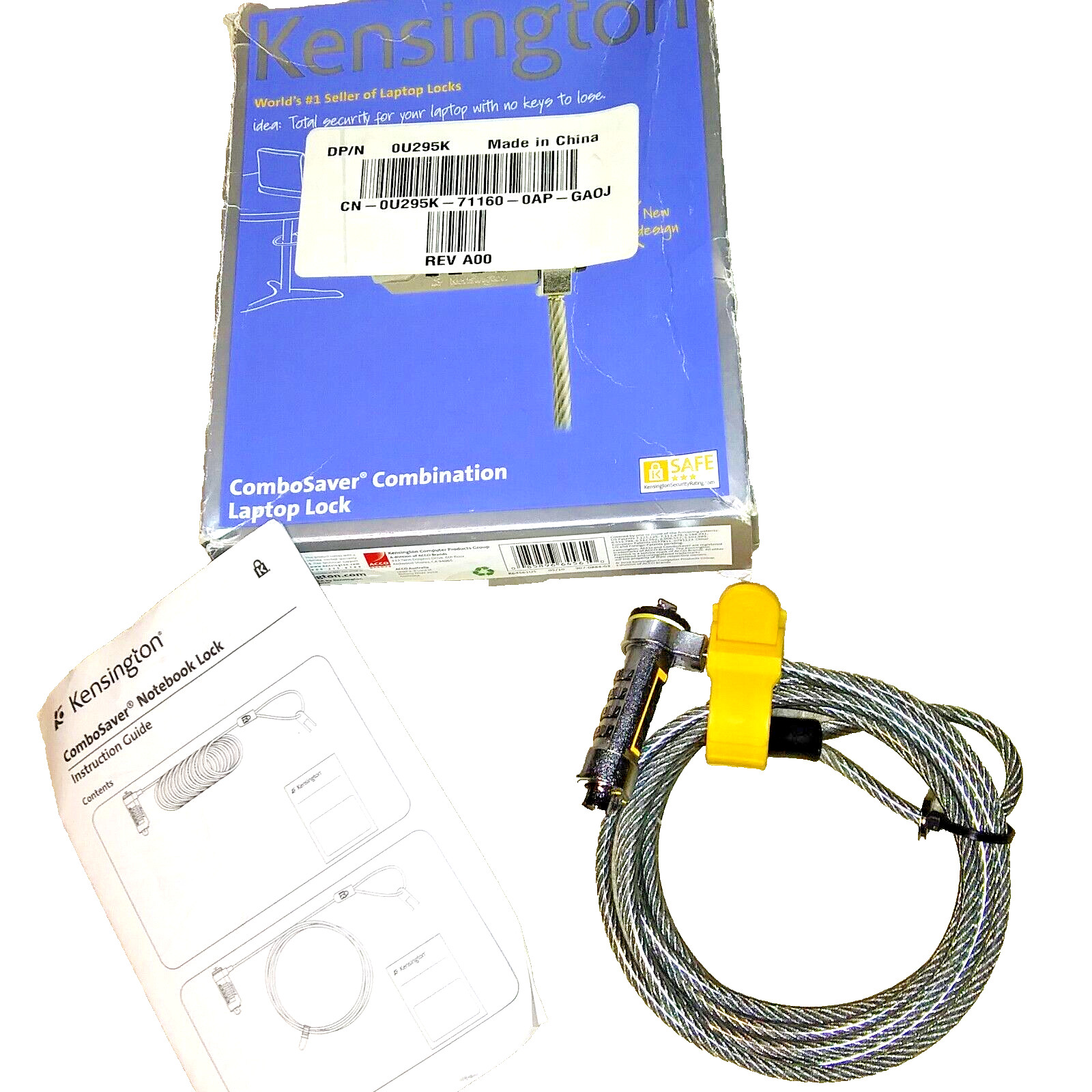 Kensington ComboSaver Combination Notebook Lock K64561US