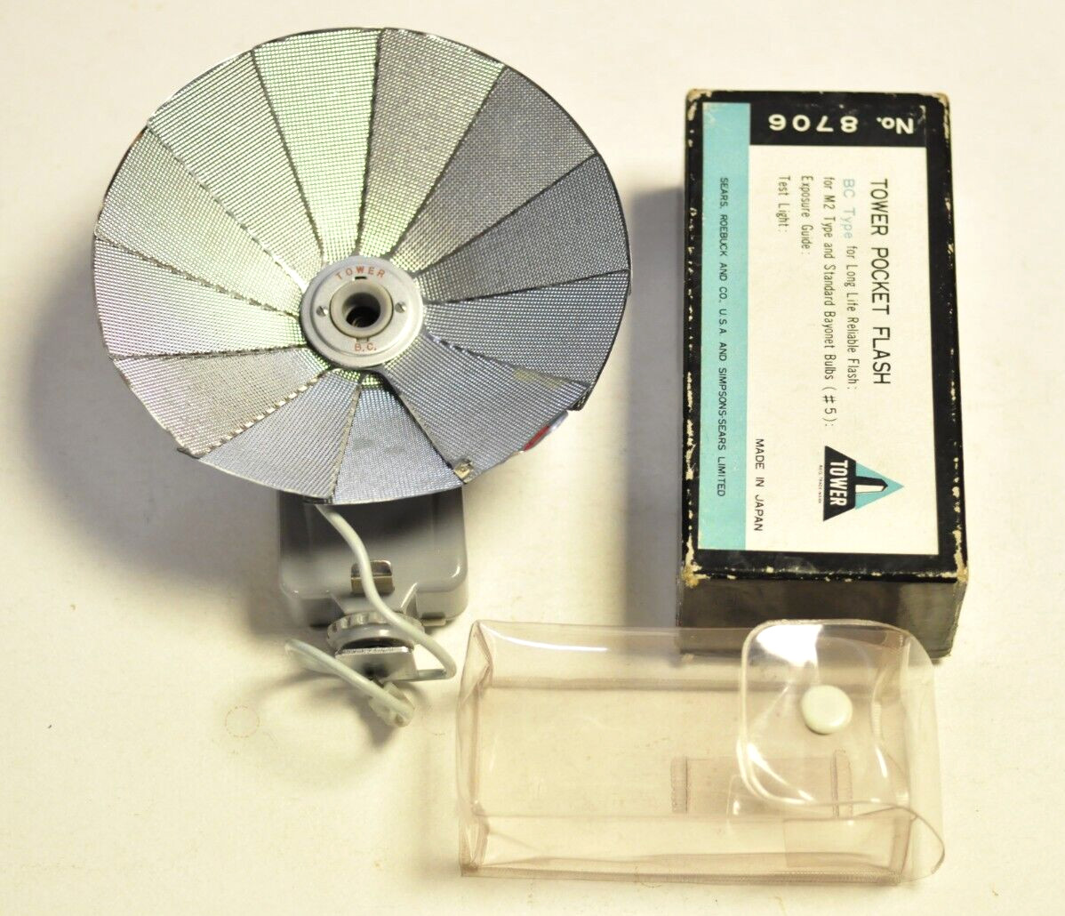 Tower pocket flash model #8706 as shown.