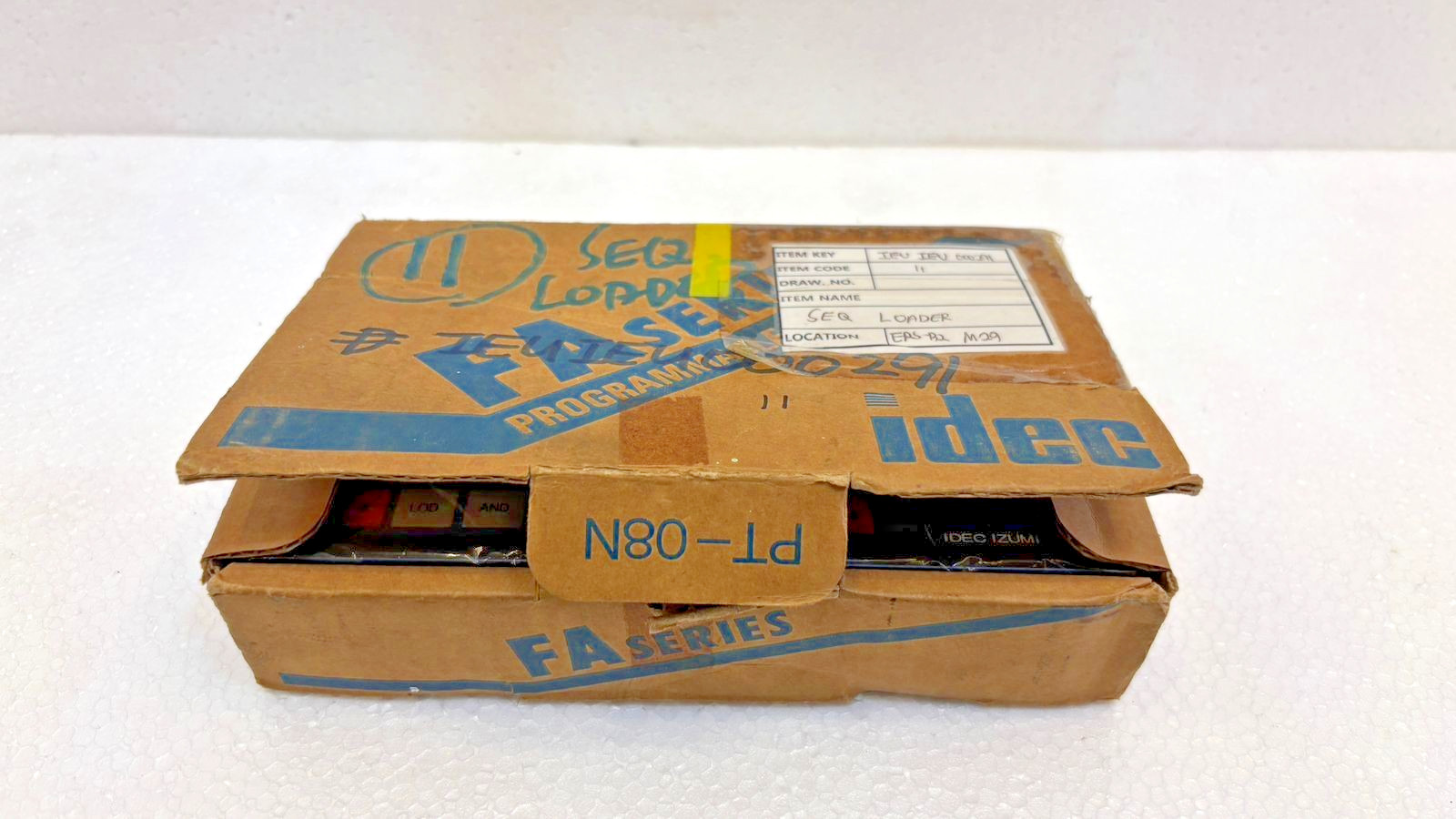 IDEC PF2-2H4R FA-2 Program Loader Module | PLC Programming | New Open Box
