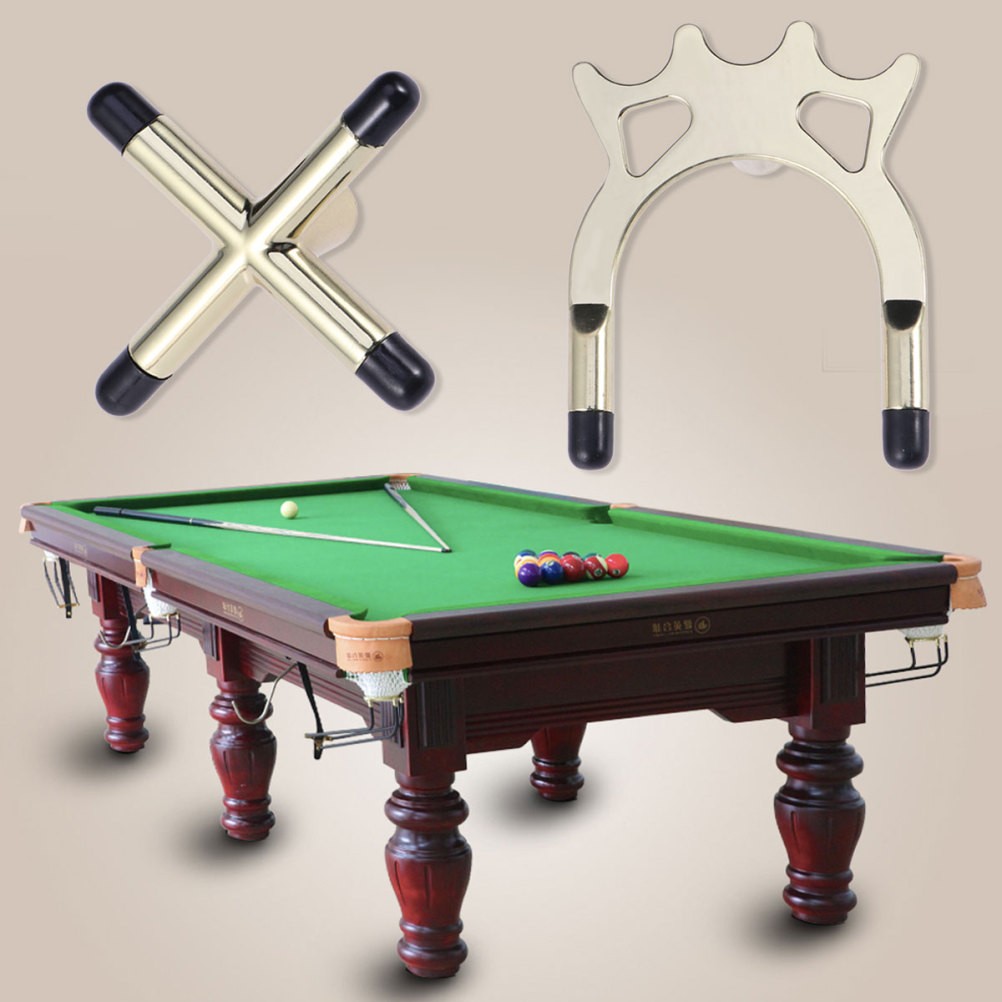 2Pcs Durable Pool Table Supplies Pool Cue Rack Antler Style Assorted Color