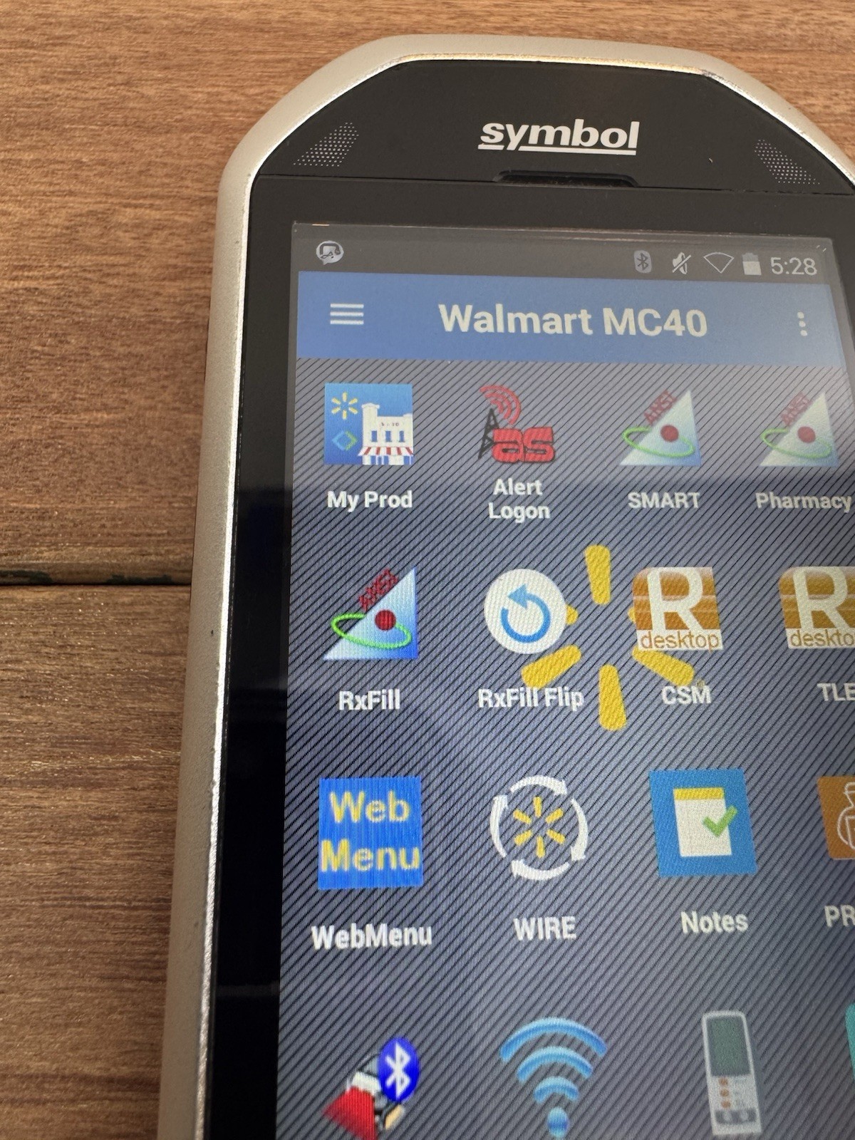 Symbol Zebra Motorola MC40 Touch Computer Scanner with Walmart Software TESTED