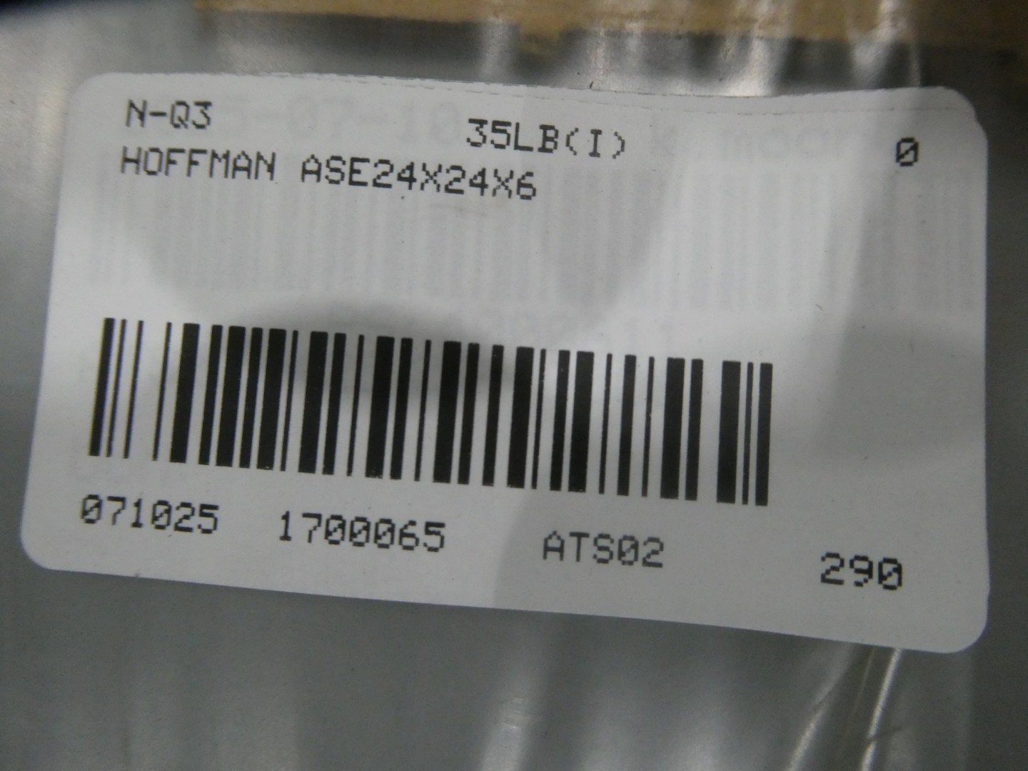 Hoffman ASE24X24X6 Scr Cvr Pull Box