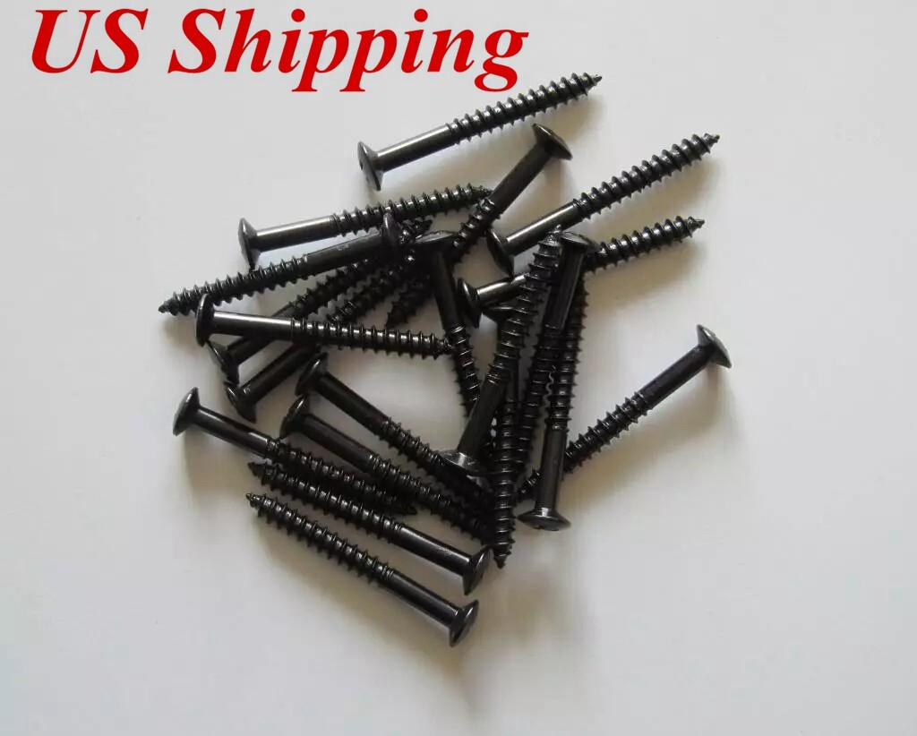 20x Guitar Neck Plate Screws Metal Neckplate Screws fits Strat Tele