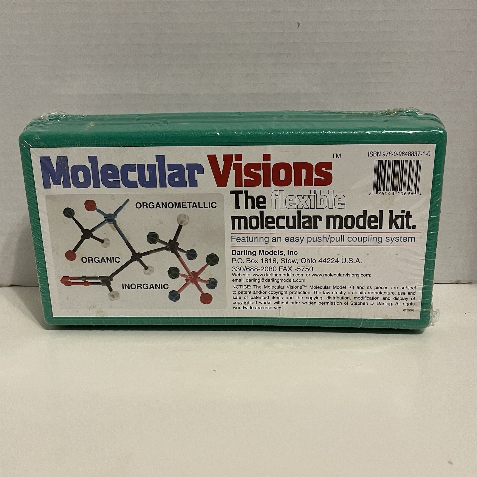 Molecular Visions The Flexible Molecular Model Kit by Darling Models New SEALED