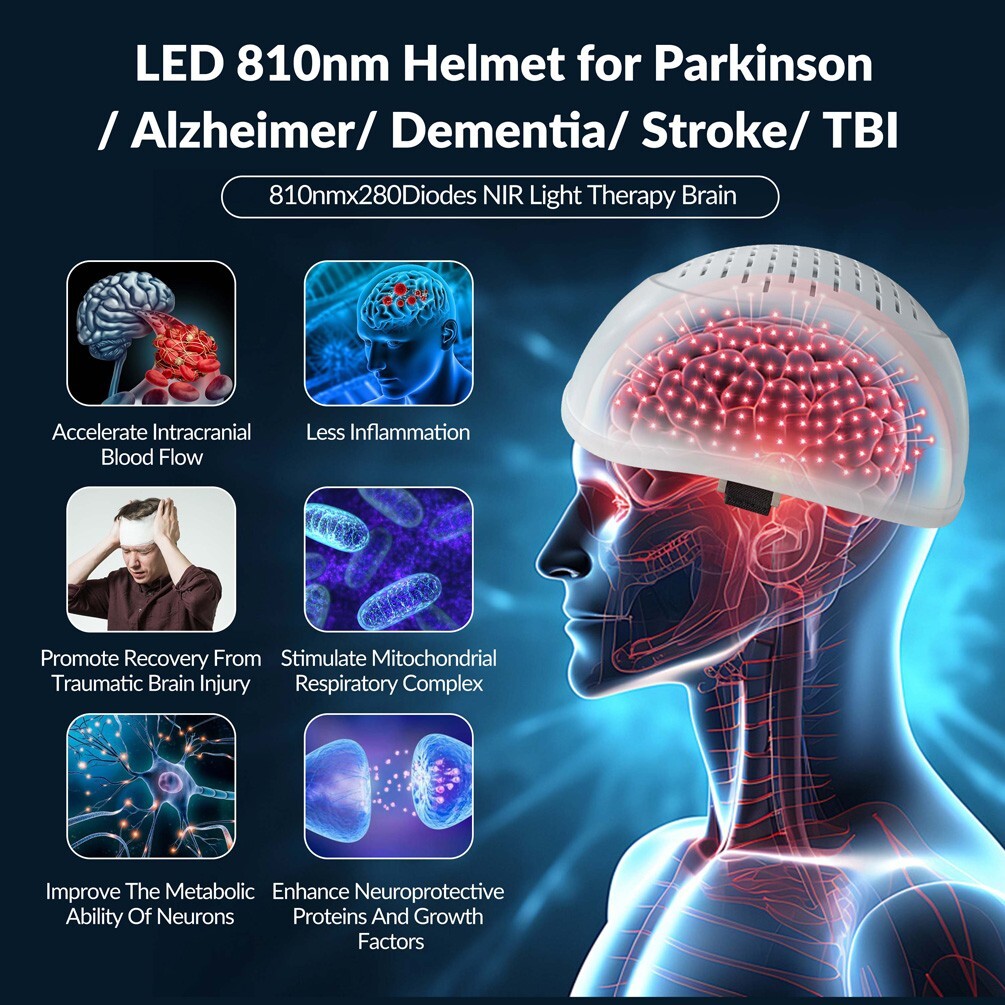 Photobiomodulation Brain RTMS Light Therapy Machine for Cerebral Palsy Autism