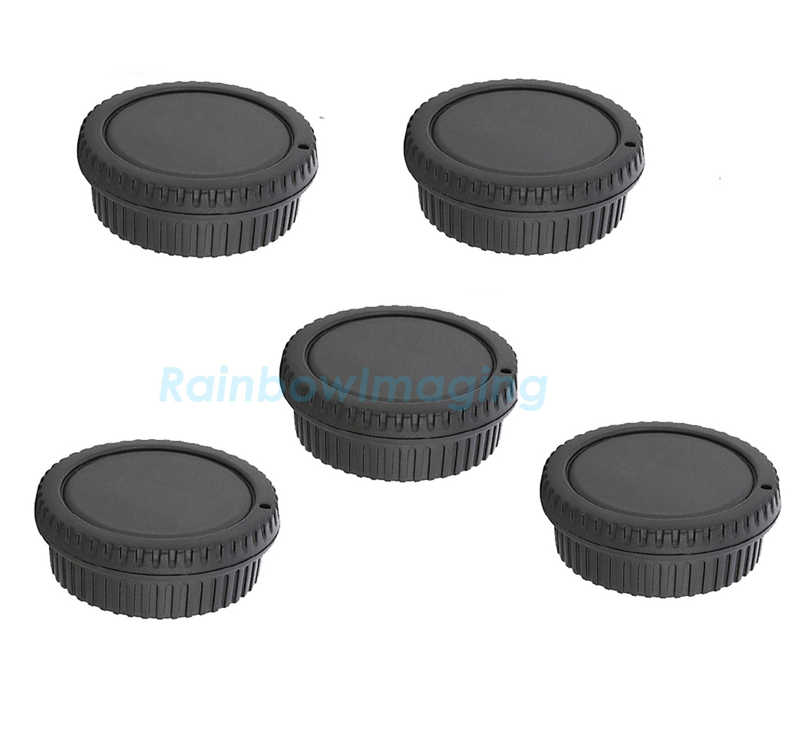 5 x Rear Lens Covers + Camera Body Sensor Dust Caps for Canon DSLR SLR "US Ship"