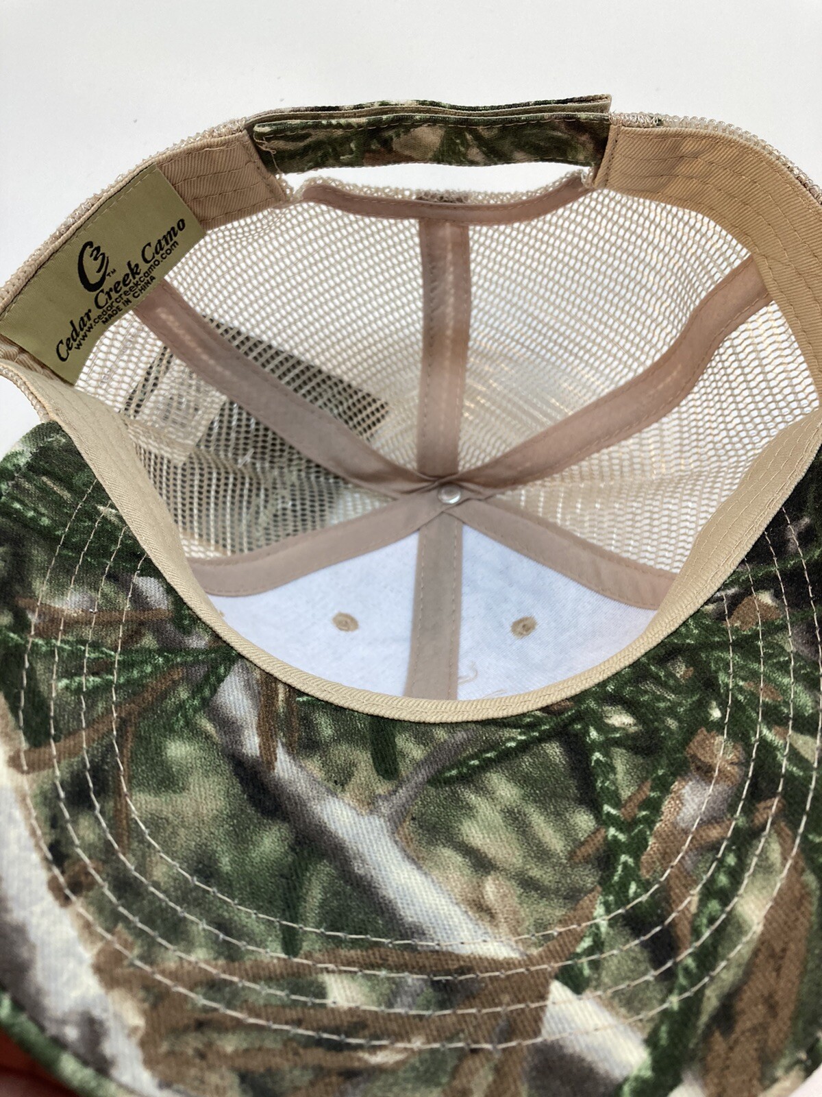 Cedar Creek Camo Hunting Cap Hat Mesh Adjustable NWT Cedar Camo Camouflage