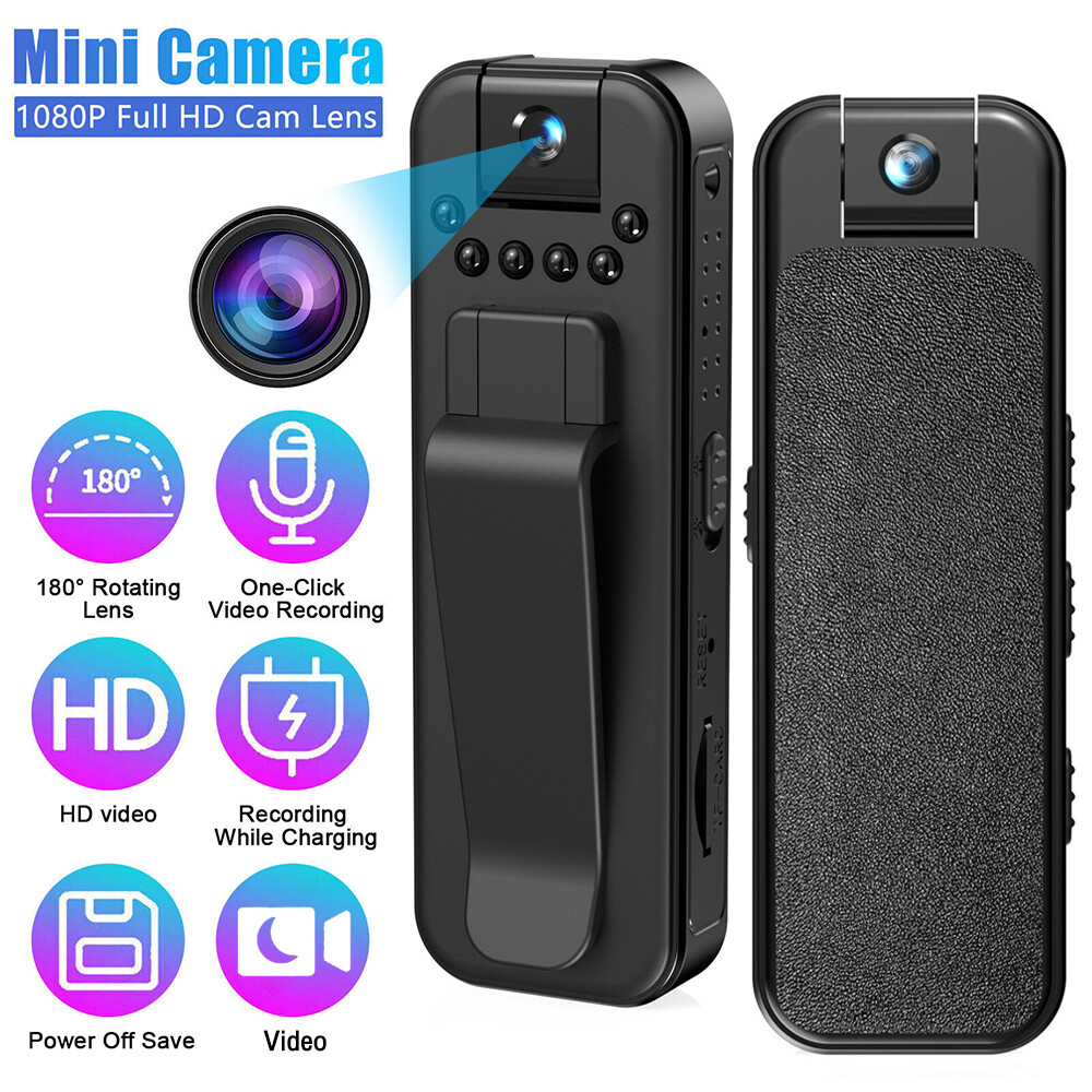 1080P Mini Wearable Camera Body Small Sports CamDVR Law Enforcement Recorder Cam