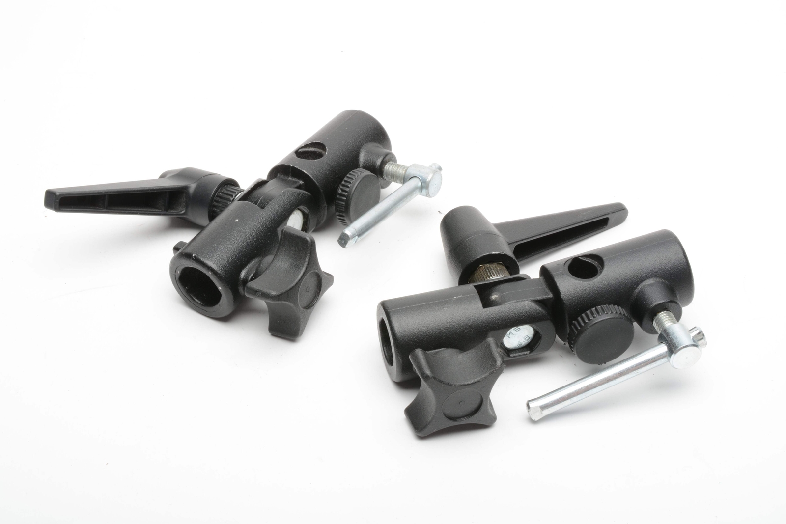2X Manfrotto 026 swivel control attachments for umbrellas or softboxes