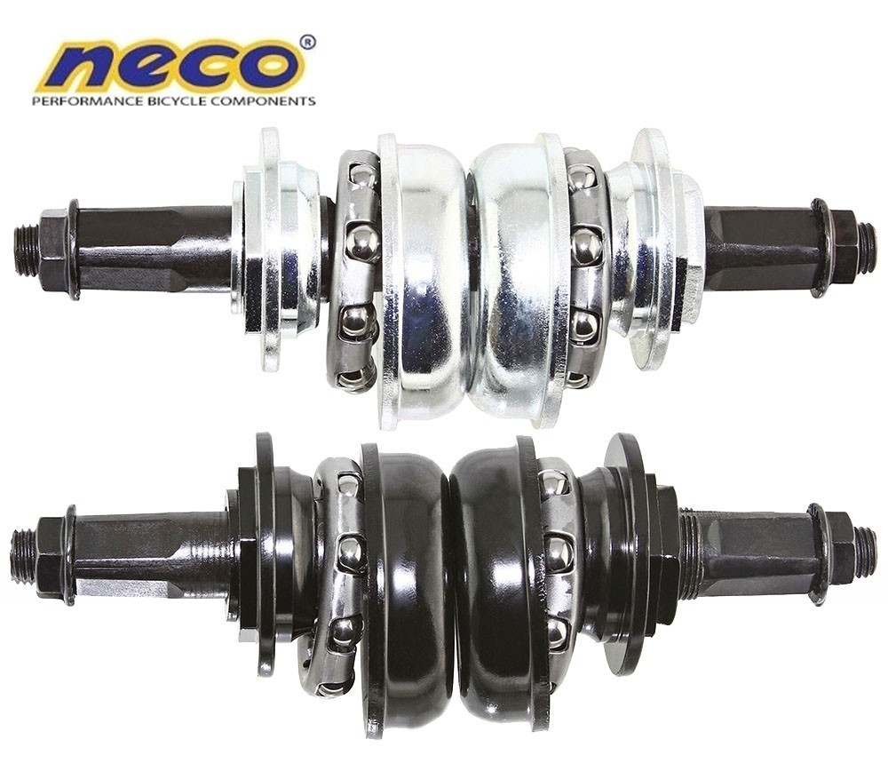 NECO 136mm BottomBracket Conversion Kit 1 Piece to 3 Piece Crank Chrome or Black