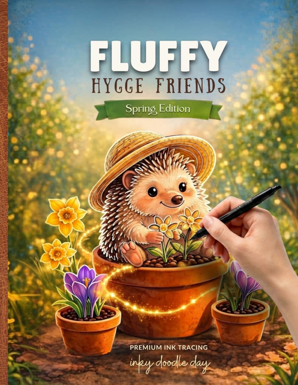 Inky Doodle Day: Fluffy Hygge Friends 2. Cozy and Cute Hygge Patterns Ink Tracin