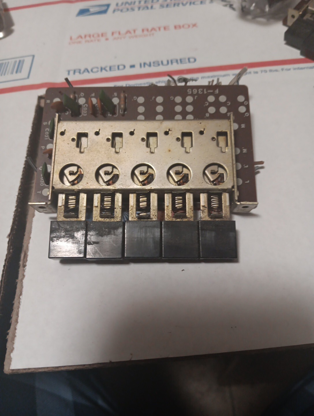 Sansui QR-4500 Push Button Board F 1365