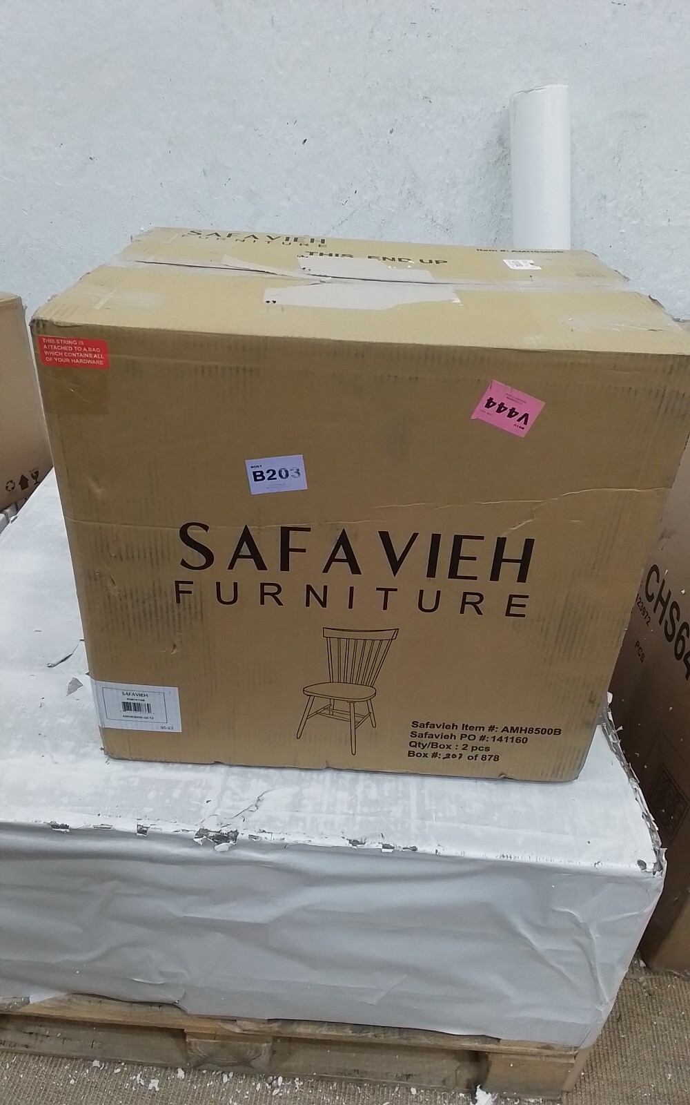 Safavieh PARKER SPINDEL SIDE CHAIR, Reduced Price 2172732581 AMH8500B