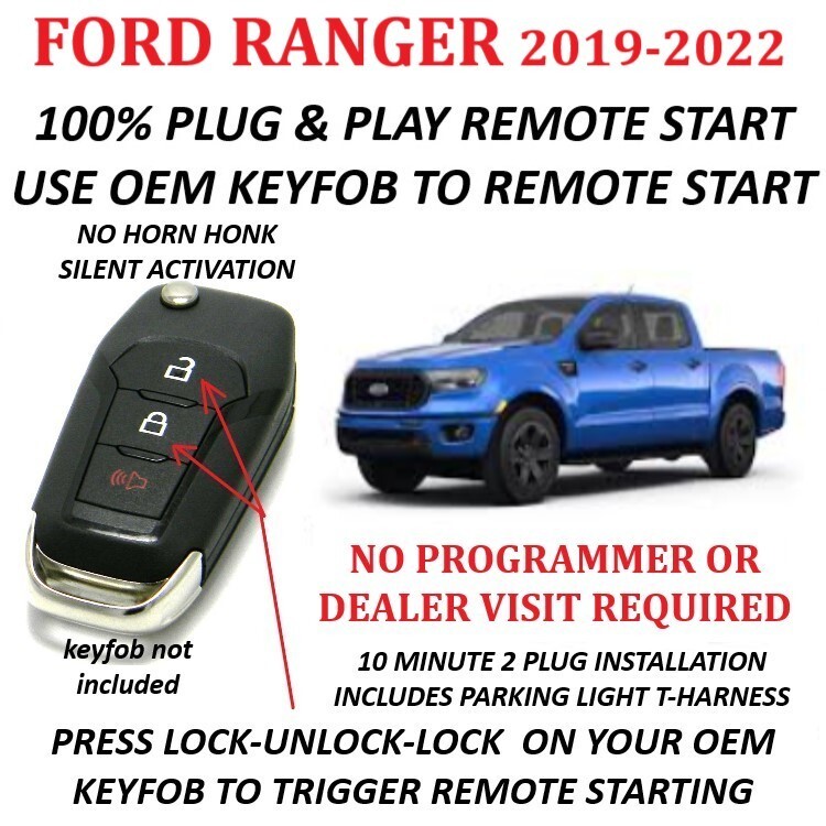 ENABLE FACTORY OEM REMOTE START BUILT INTO BCM FORD RANGER 2019-2022
