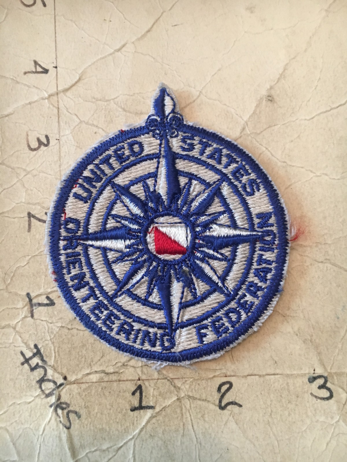 Vintage United States Orienteering Federation patch 9/10/25