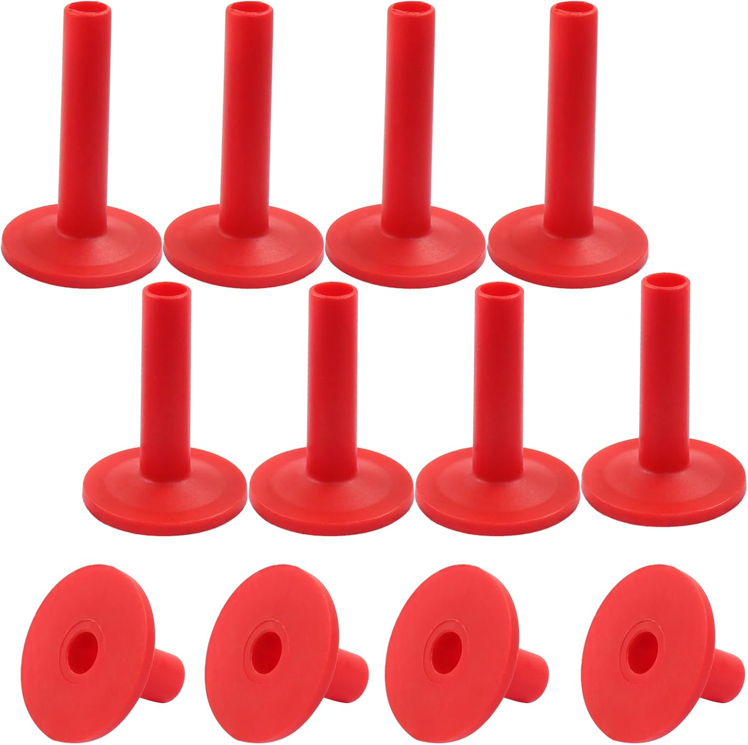 12Pcs Cymbal Sleeves Long/Medium/Short Drum Sleeves 8Mm Flanged Cymbal Sleeve...