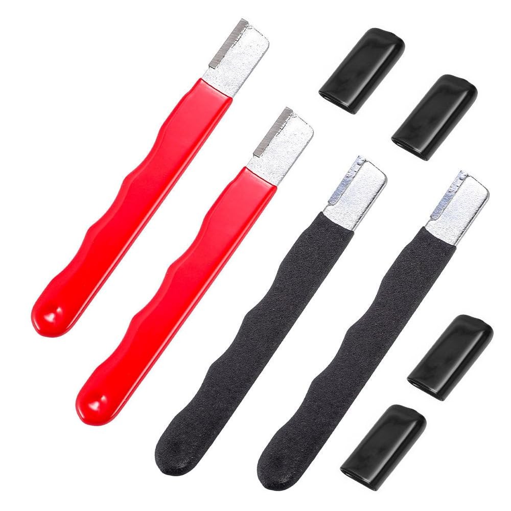 4 Pack Pruning Shears Blade Sharpener Mini Portable Quick Edge Sharpening Car...