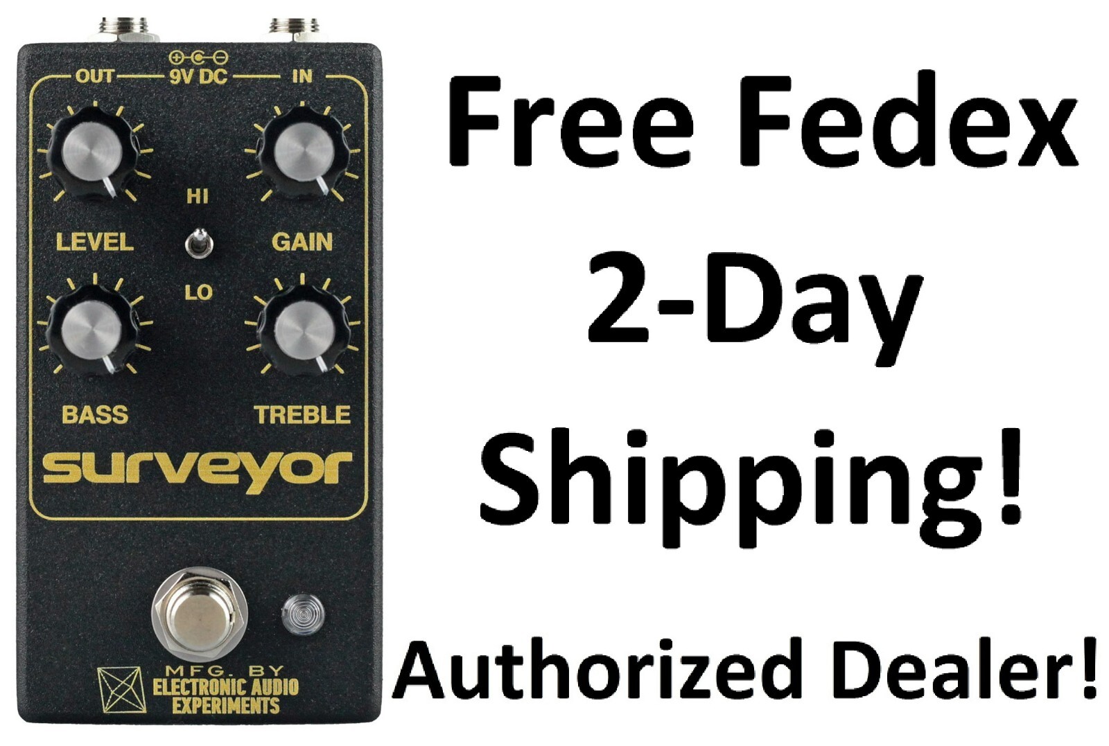 New Electronic Audio Experiments Surveyor V2.5 Preamp Guitar Effects Pedal