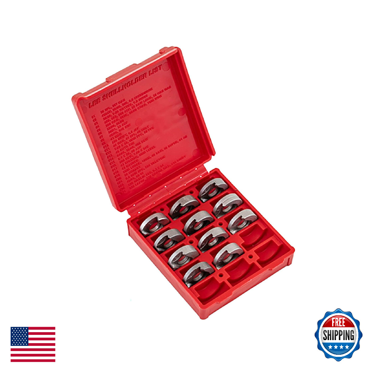 Lee Precision Auto Prime Shell Holders Kit #1-5,7-11,19 Hand Priming Steel