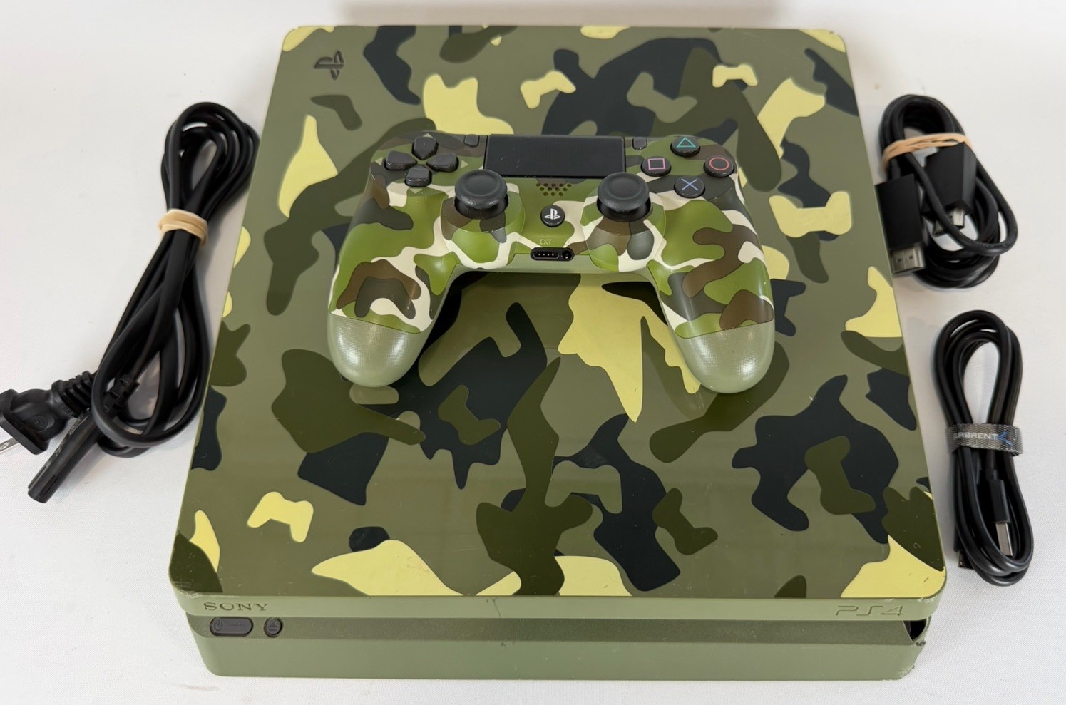 SONY PLAYSTATION 4 PS4 SLIM CALL OF DUTY WWII CONSOLE BUNDLE *TESTED & WORKING*