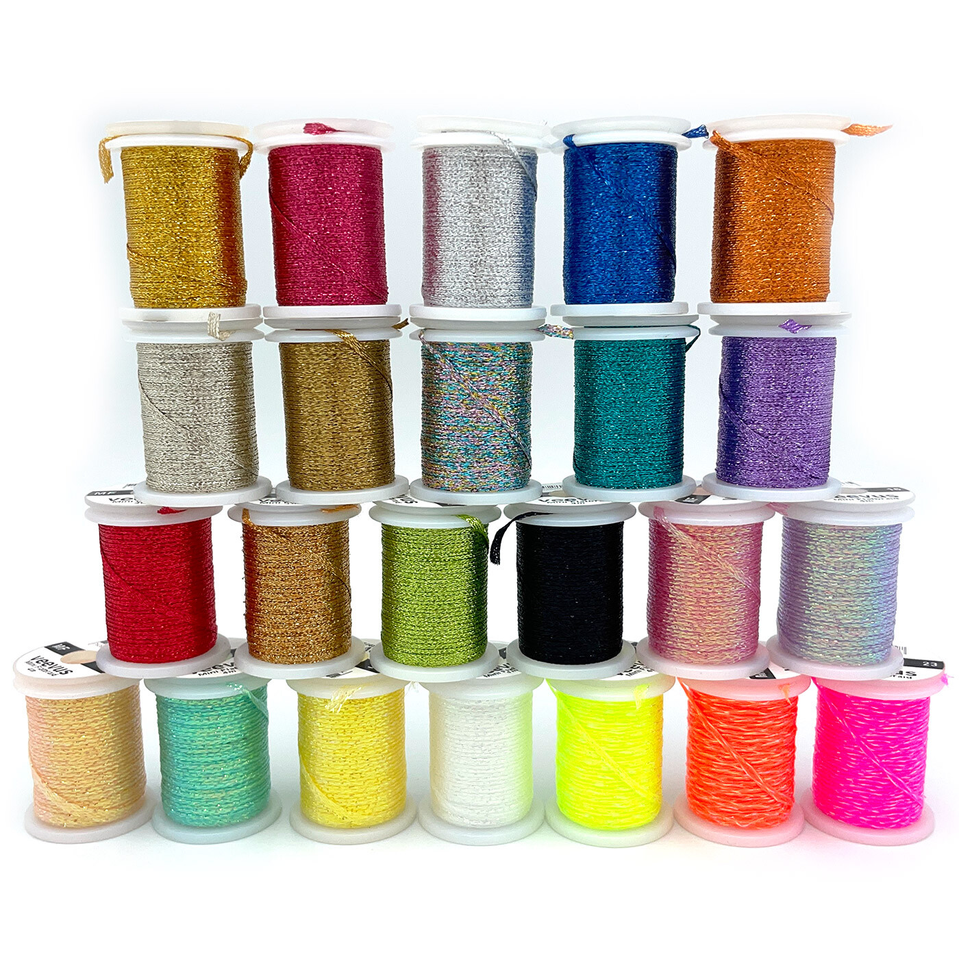 MINI FLAT BRAID - Veevus Fly Tying Material Spool Ribbing - 23 Colors Available!