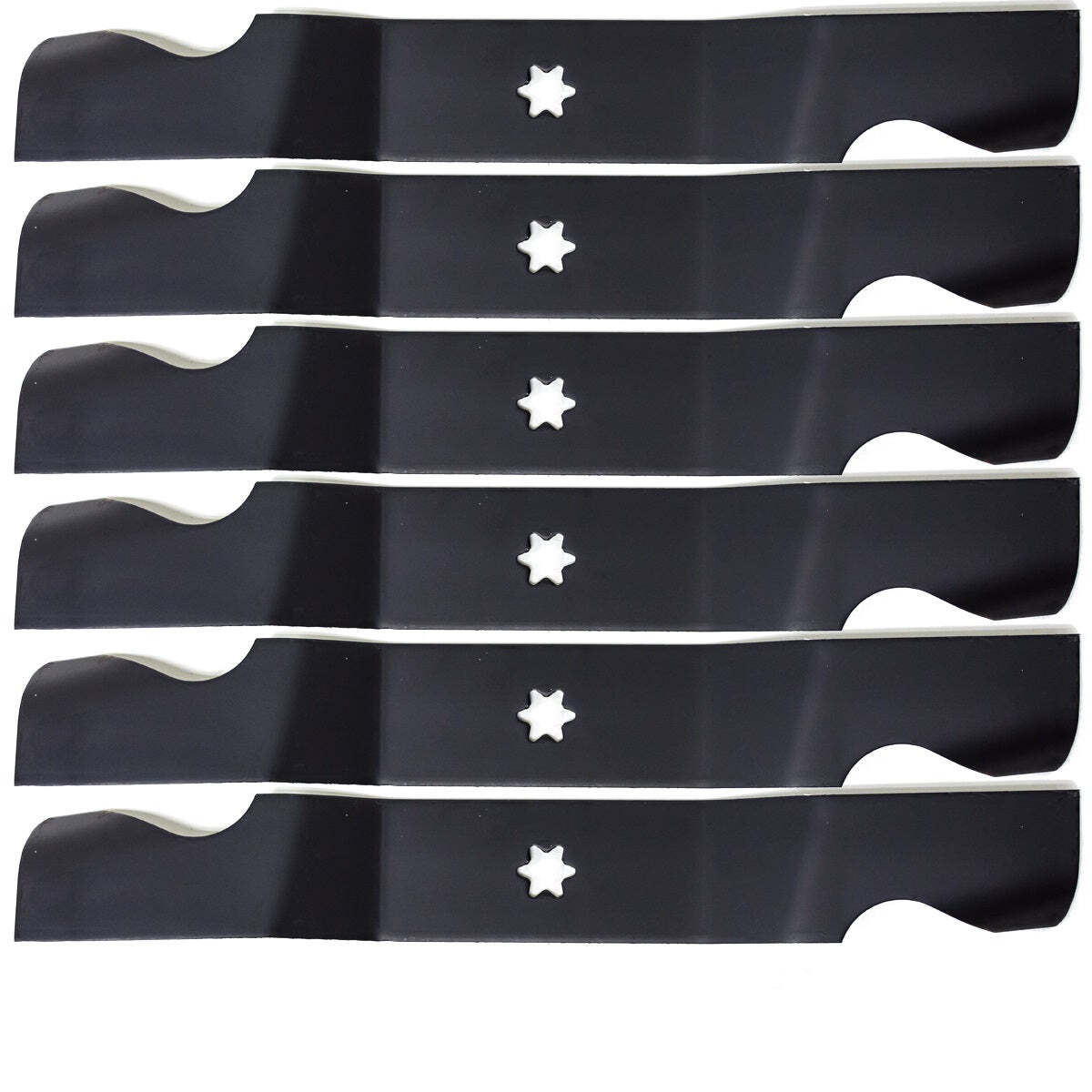 6PK Heavy Duty Blades for Cub Cadet 50" RZT50 742-04053 954-04053 942-04053C