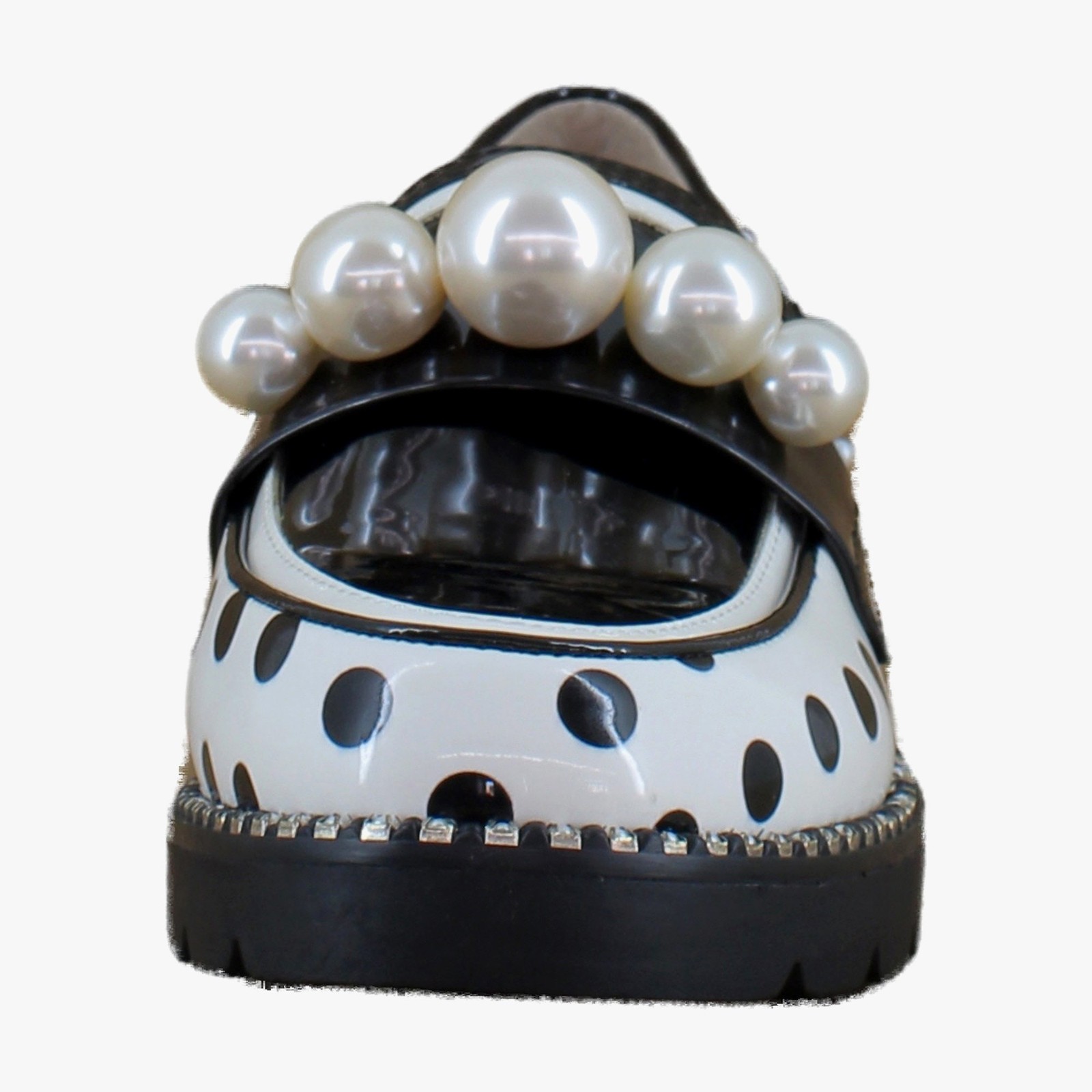 Betsey Johnson Harloe Womens Loafers & Slip-Ons Black/White/Multi