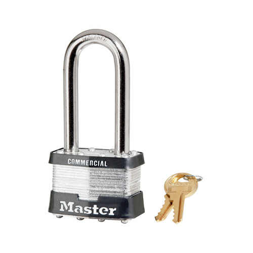 Master Lock 5KALJ-A214 2-In. Keyed-Alike Laminated Padlock, 2.5-In. Long Shackle
