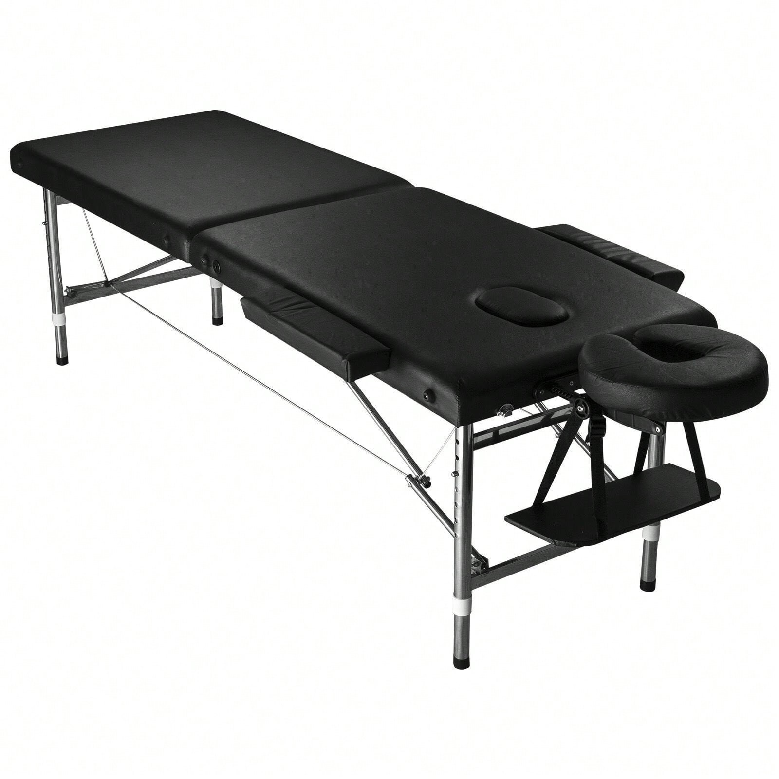 Portable Massage Table Adjustable Aluminum Folding Lash Bed Spa Chair