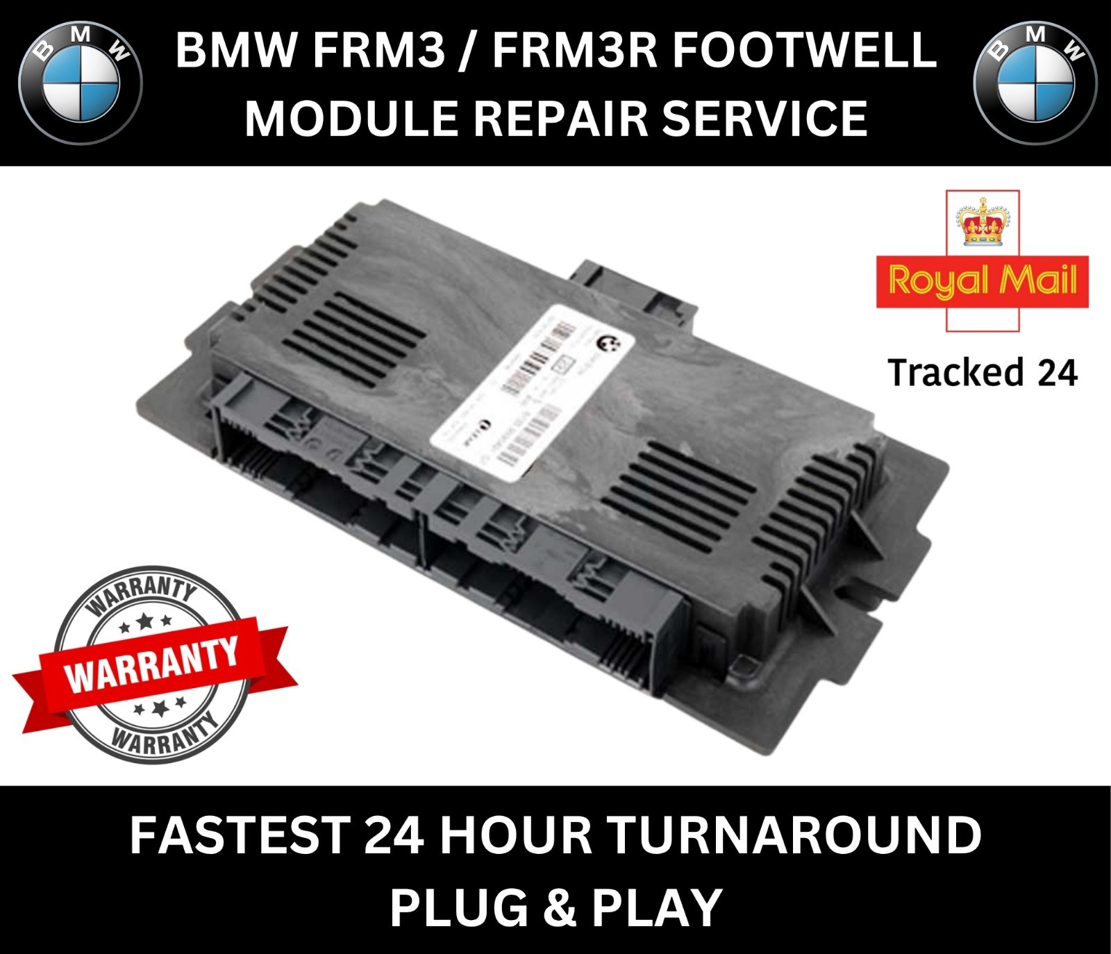 BMW FRM3 FRM3R Repair Service Footwell Module Fix Plug & Play E70 E87 E90 E92