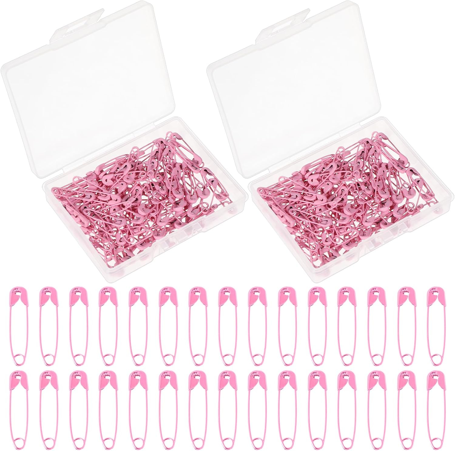240 Pieces Mini Safety Pins 0.75Inch Metal Pins for Clothes Sewing Arts Craft Co