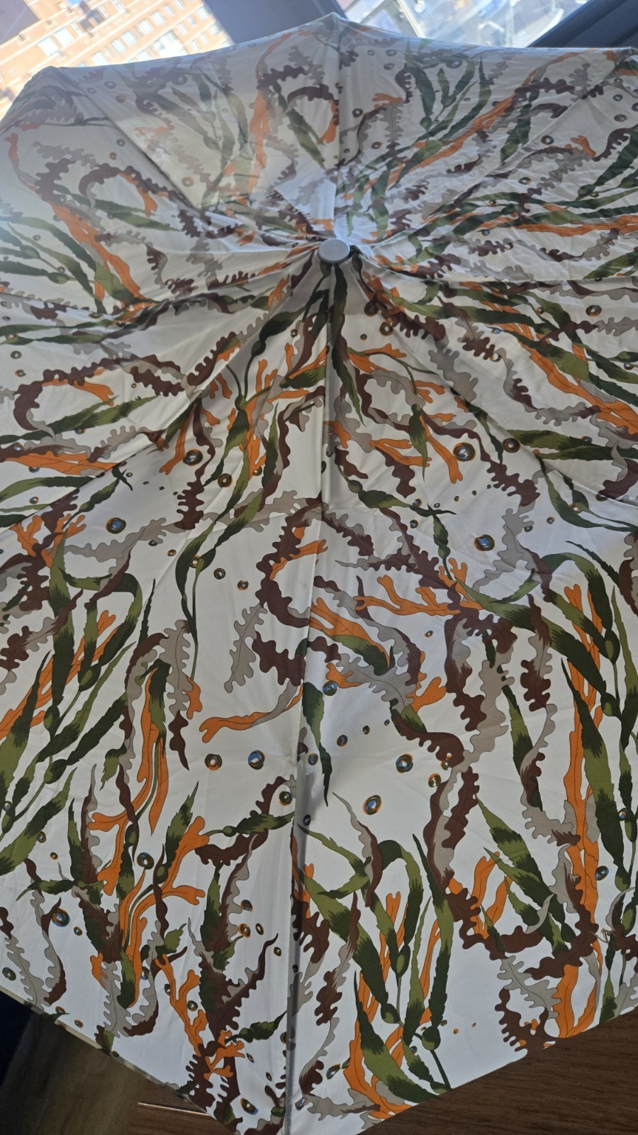 Salvatore Ferragamo Folding Parasol/umbrella with Gorgeous Pattern Polyester