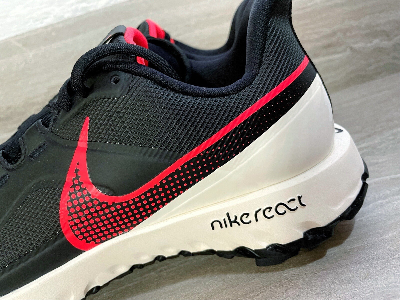 🔥Nike React Infinity Pro GOLF Shoes Mens Size 9.5 / CT6620-002 Black Crimson
