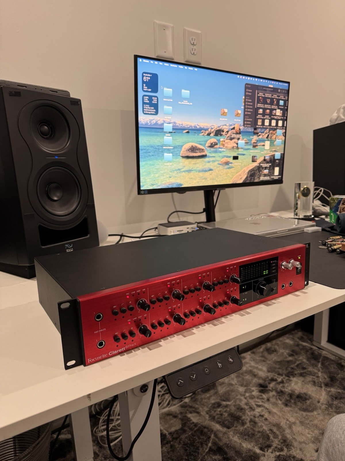 Focusrite Clarett 8PreX Thunderbolt Rackmount Audio Interface w/ ADAT MIDI
