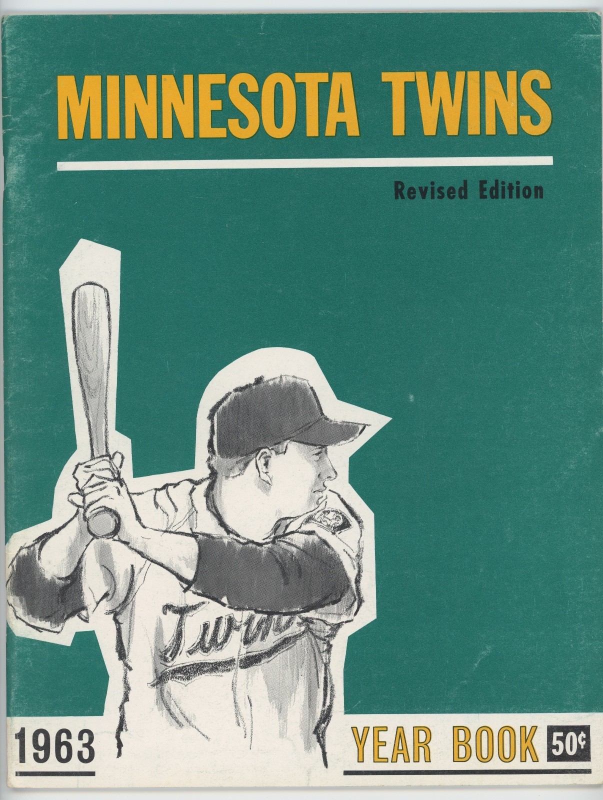 1963 Minnesota Twins Yearbook  Ex+