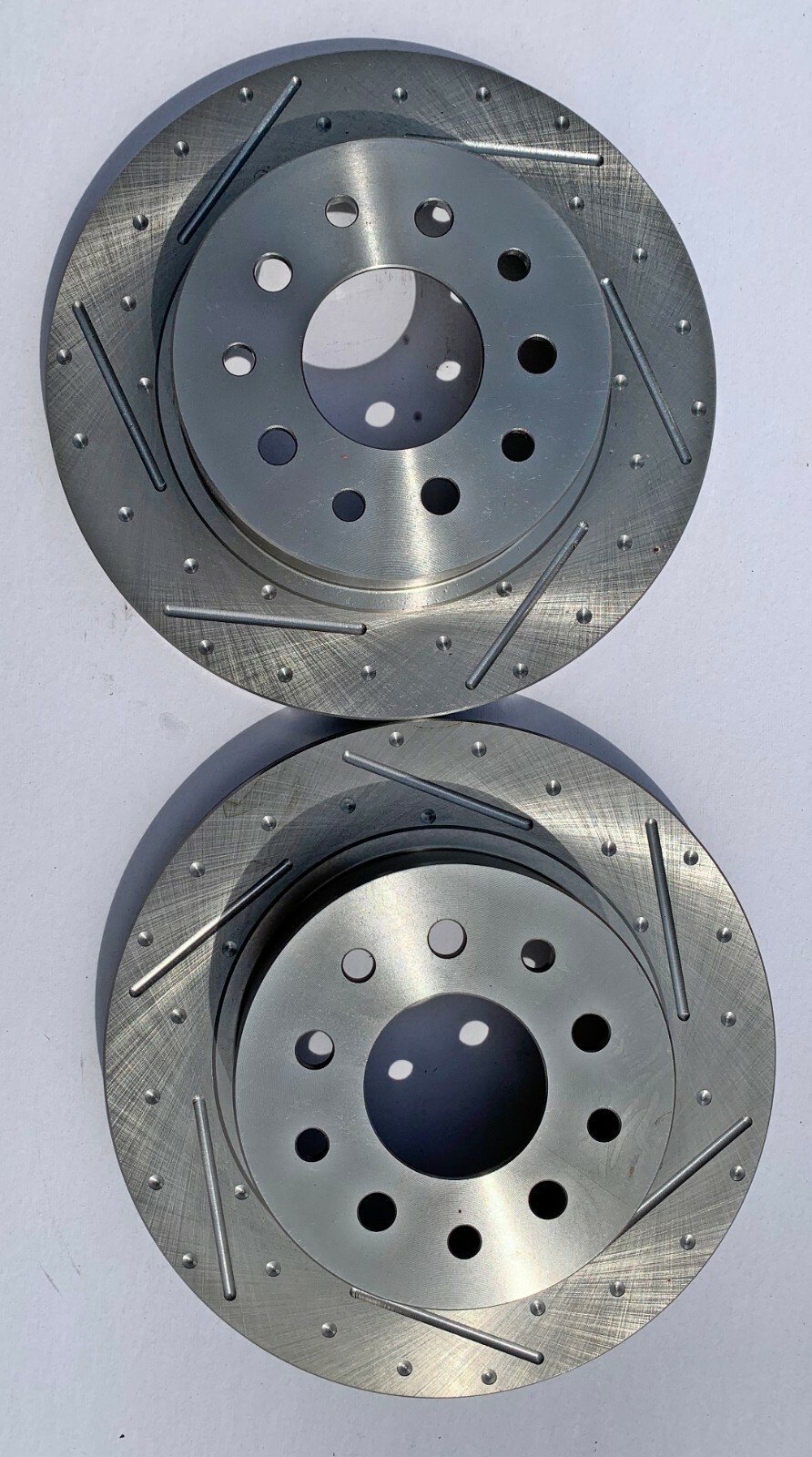 PEM Slotted Street Rod Rear Brake Rotors 11 1/4" OD x .960" wide - PAIR
