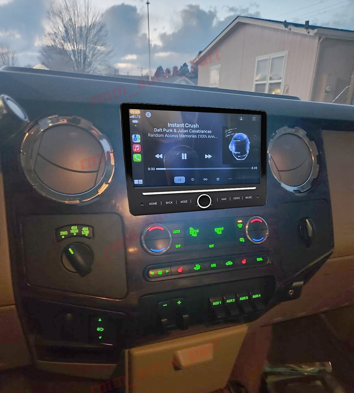For Ford F-250 F-350 Car Stereo CarPlay 10.1" Android Radio Navigation BT 4+64G