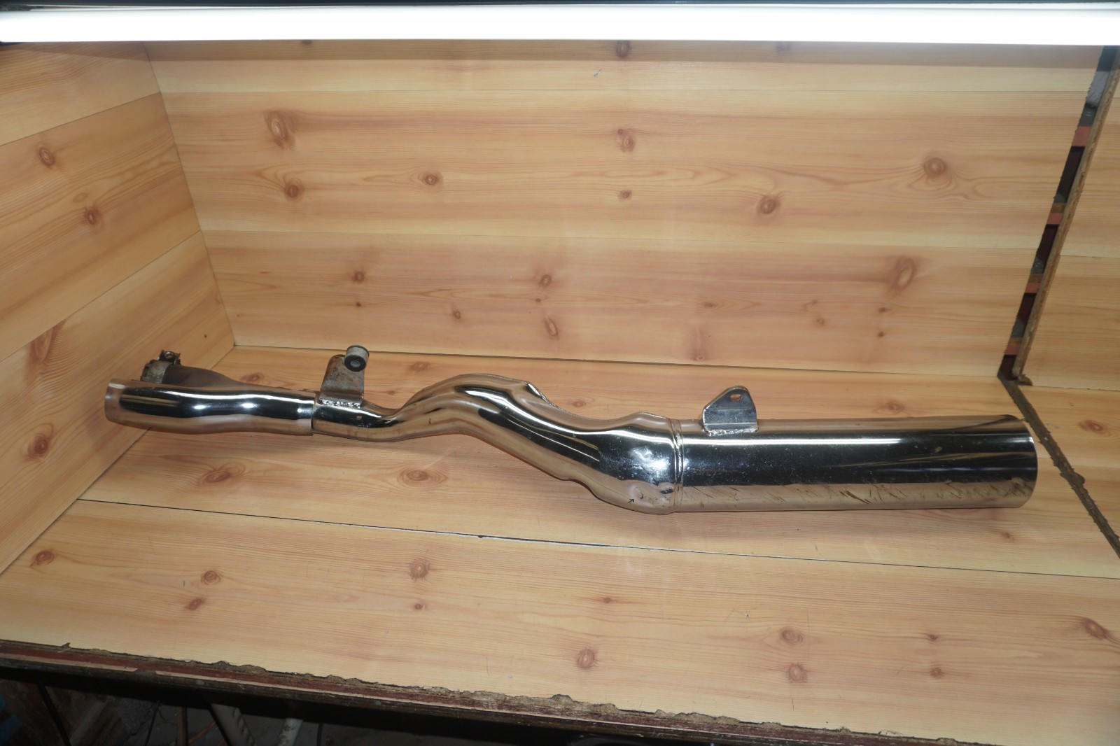 1991-1993 Suzuki GSX1100G GSX1100 Left Exhaust Pipe Muffler #2 14306-26D02-H01