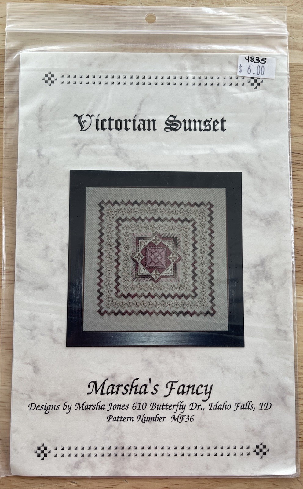 VICTORIAN SUNSET Needlepoint Pattern By Marsha’s Fancy