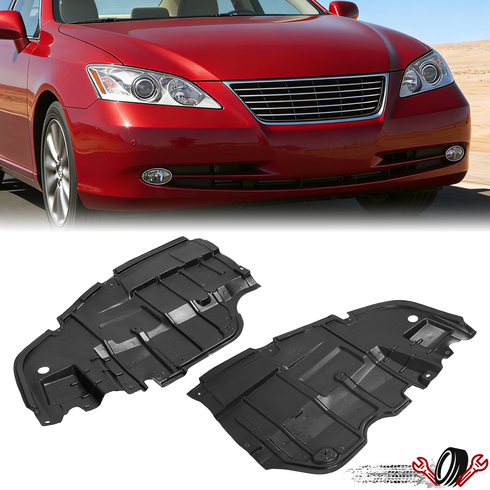 For Lexus ES350 3.5L 2007-2012 Lower Engine Splash Shield Under Cover Plastic