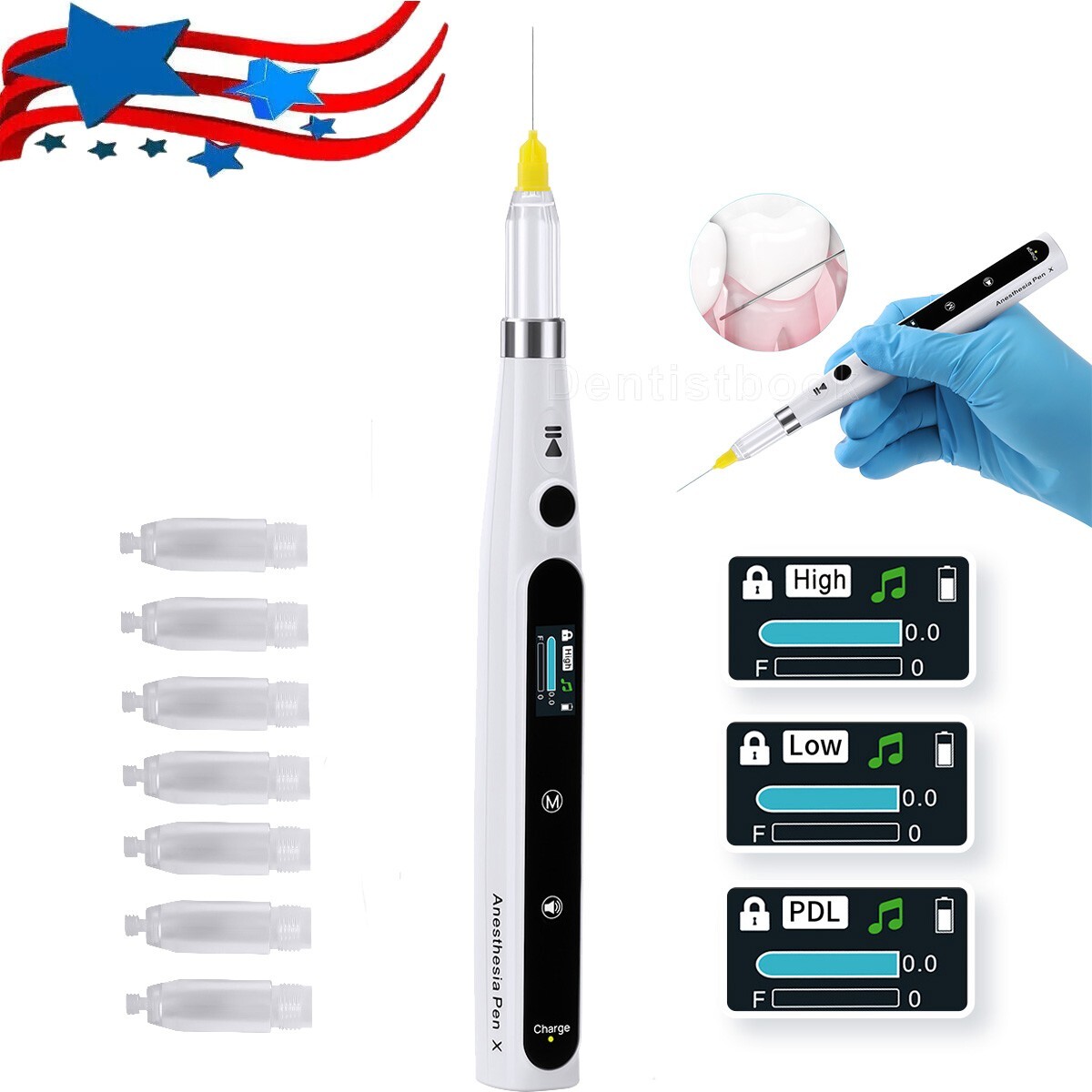 Woodpecker Style Dental Painless Oral Local Anesthesia Device anestesia Pen