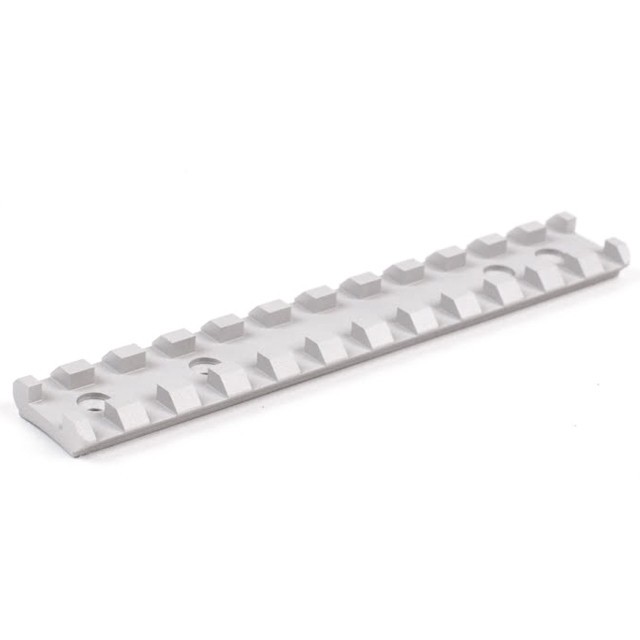 SILVER Picatiiny Mount fits MARLIN 336 375, 444 1895 + Medium SILVER RINGS
