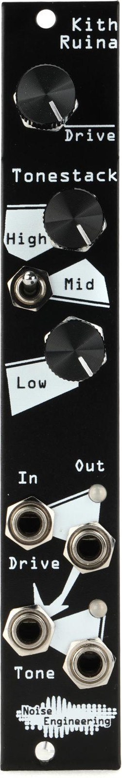 Noise Engineering Kith Ruina Drive Circuit and EQ Eurorack Module - Black