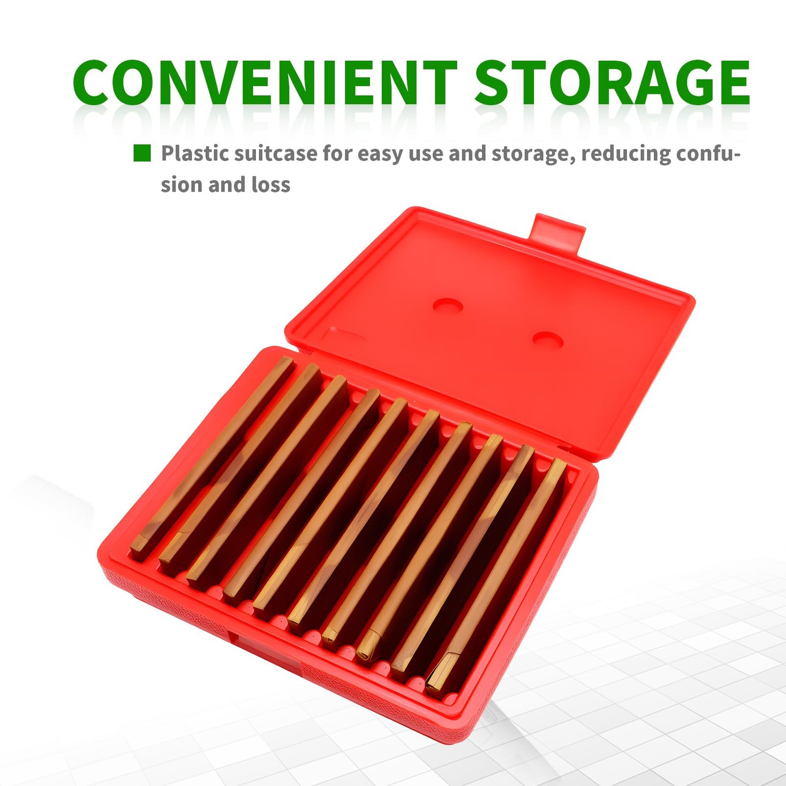 10 Pairs Precision Parallel Set 1/8" x 6" Accuracy 0.0002" Thin...