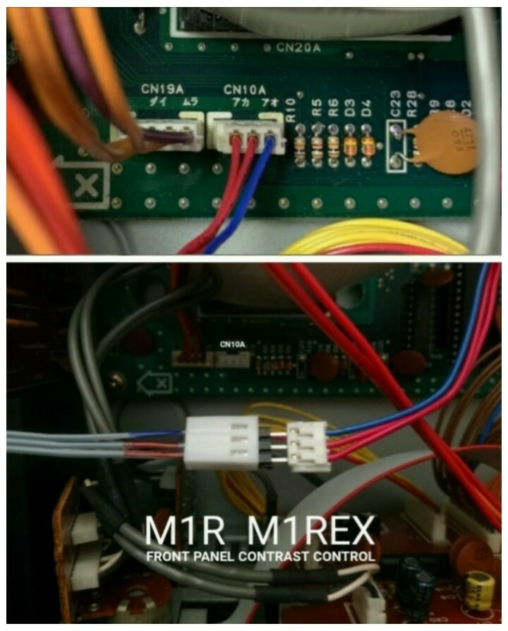 Korg M1 M1R M1REX (Super Enhanced Black) LUX PMVA LED Display !