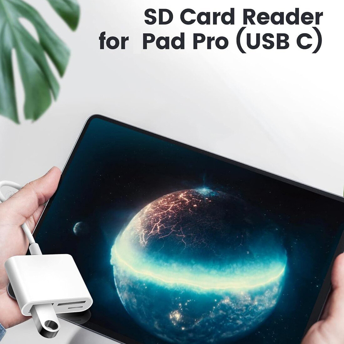 USB-C SD/TF Card Reader for iPhone 16 iPad Mac Laptop, High-Speed Data Transfer⚡