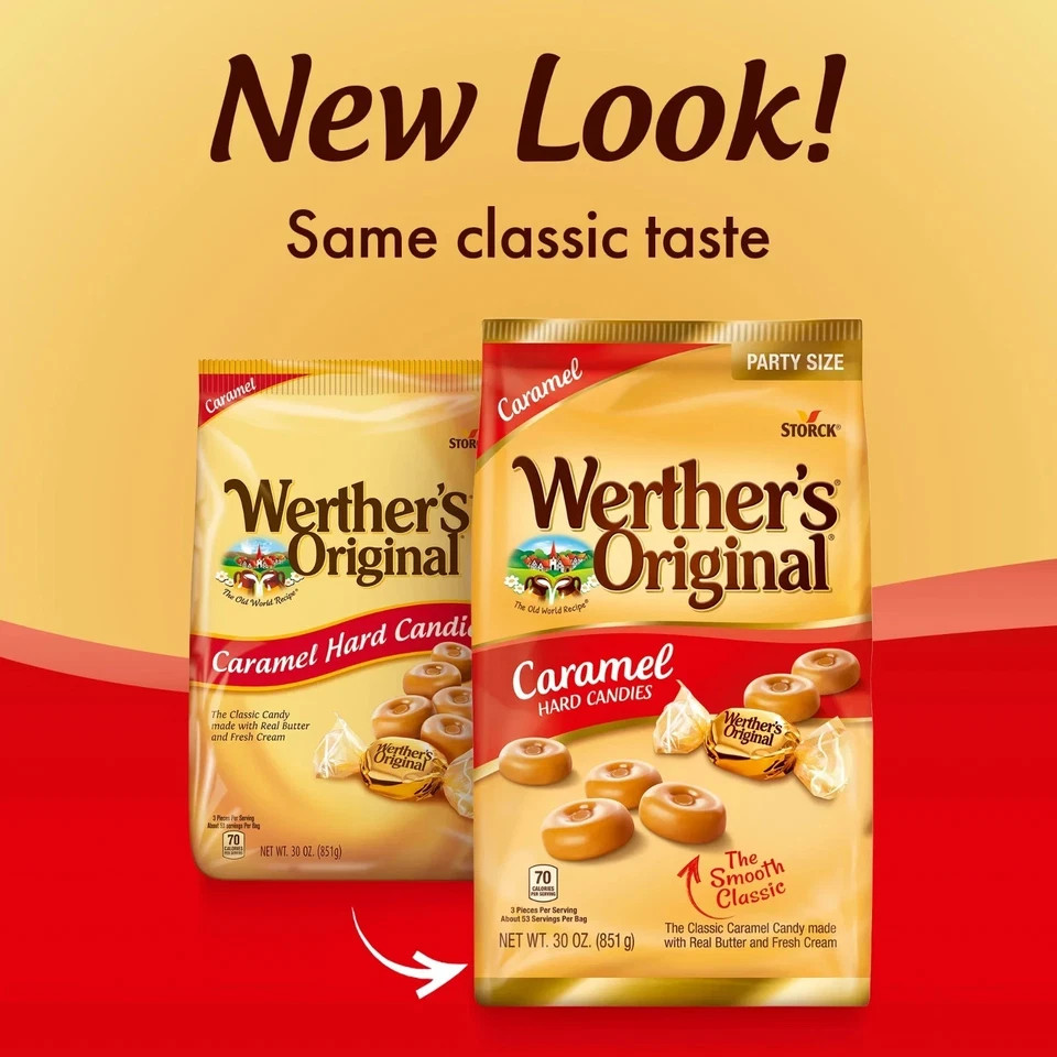Werther's Original Hard Caramel Candy, 30 oz