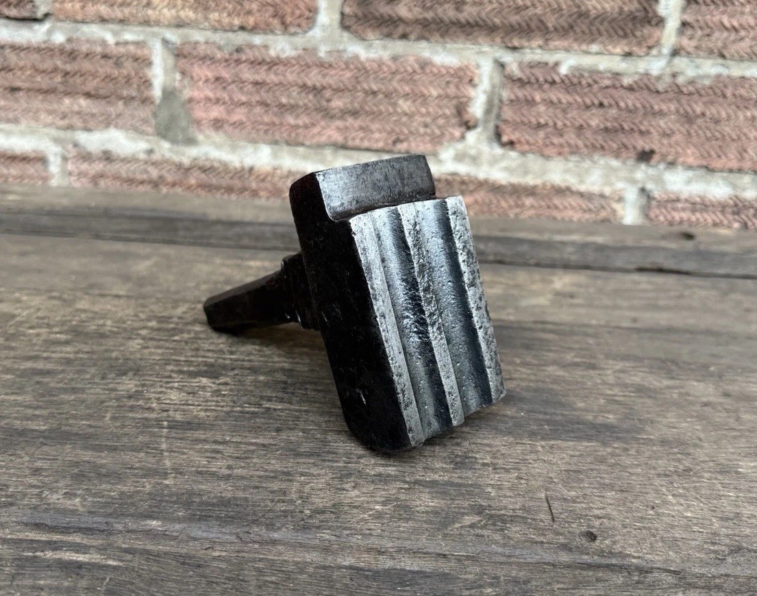 Vintage 1939 Military Brades Round Bottom Stake Anvil Tinsmith Blacksmith Tool